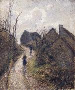 Camille Pissarro Steep road at Osny china oil painting artist